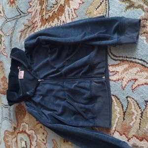 Sweat suit pants and jacket.